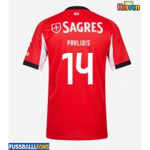 Benfica Vangelis Pavlidis #14 Heimtrikot 2025-26 Kurzarm